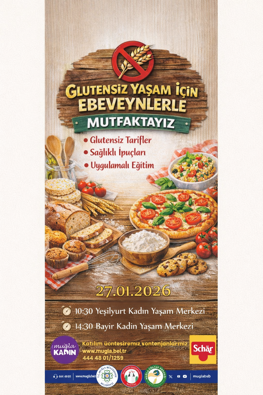 Glutensiz Yaşam İçin Ebeveynlerle Mutfaktayız 