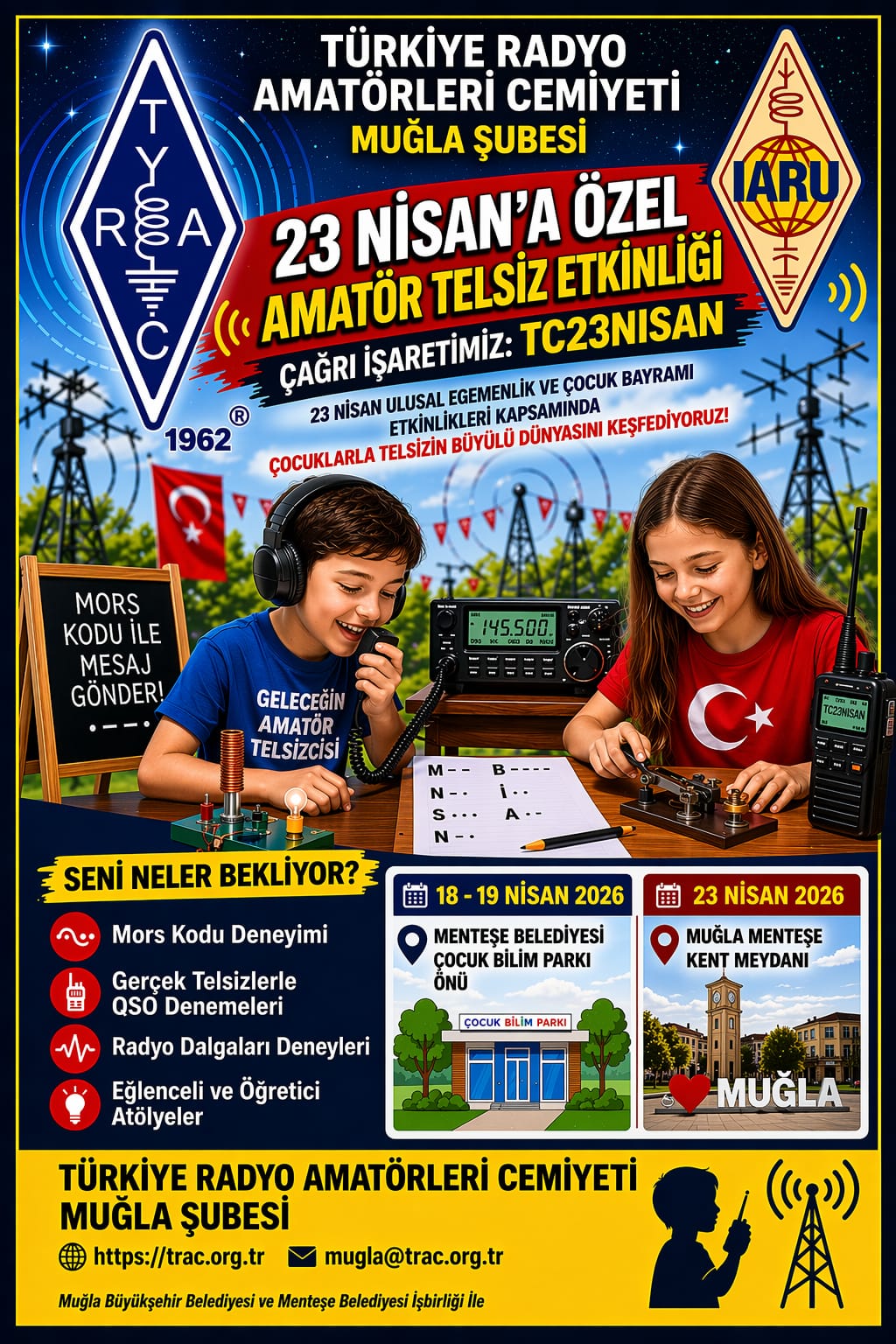 23 Nisan'a Özel Amatör Telsiz Etkinliği