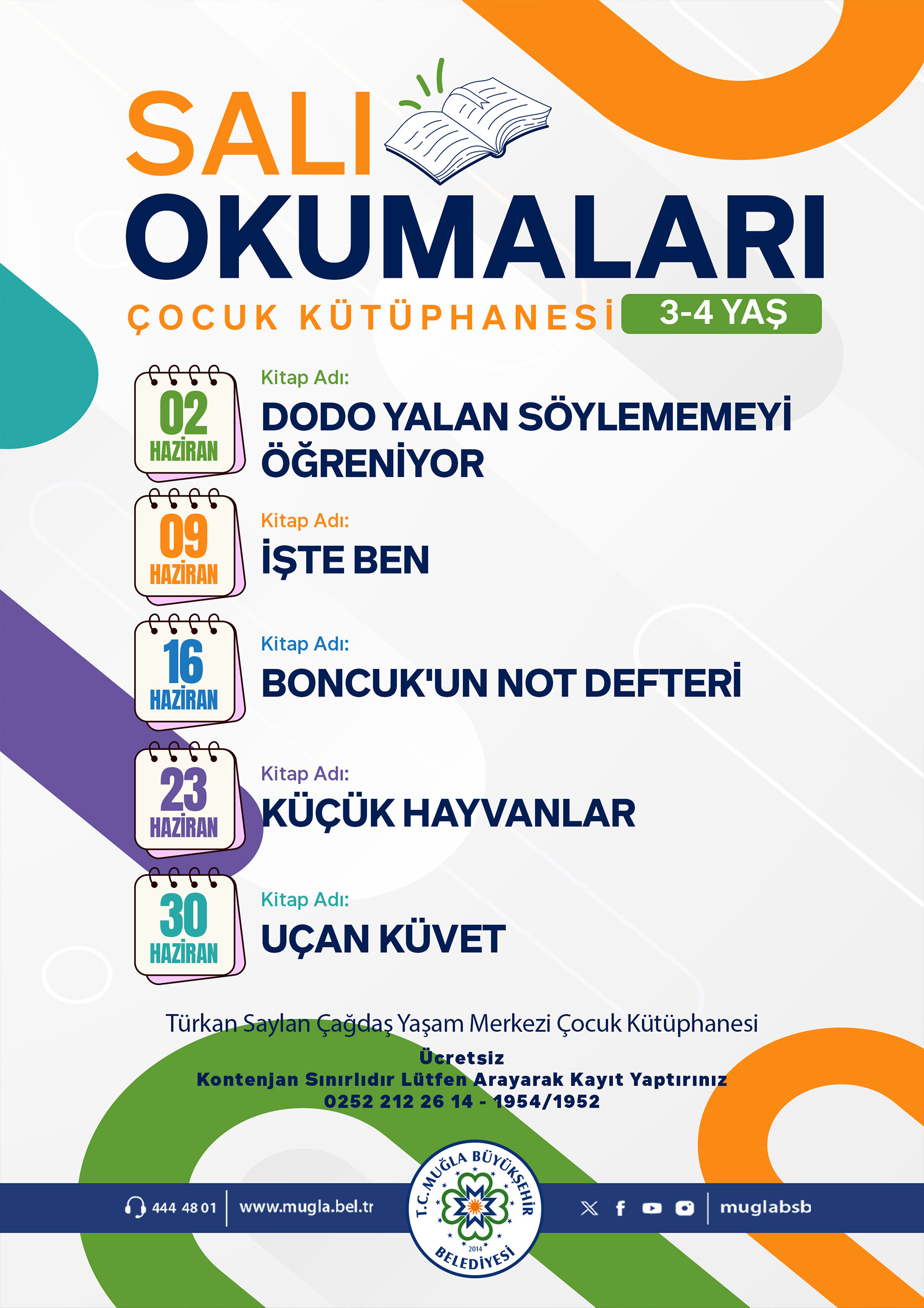 Salı Okumaları Çocuk Kütüphanesi 3-4 Yaş