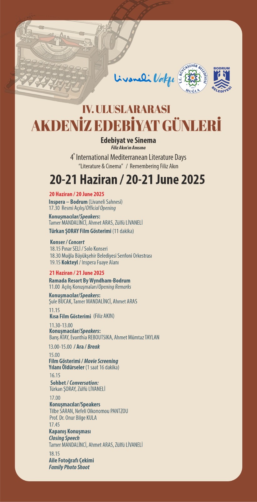 IV Uluslararası Akdeniz Edebiyat Günleri