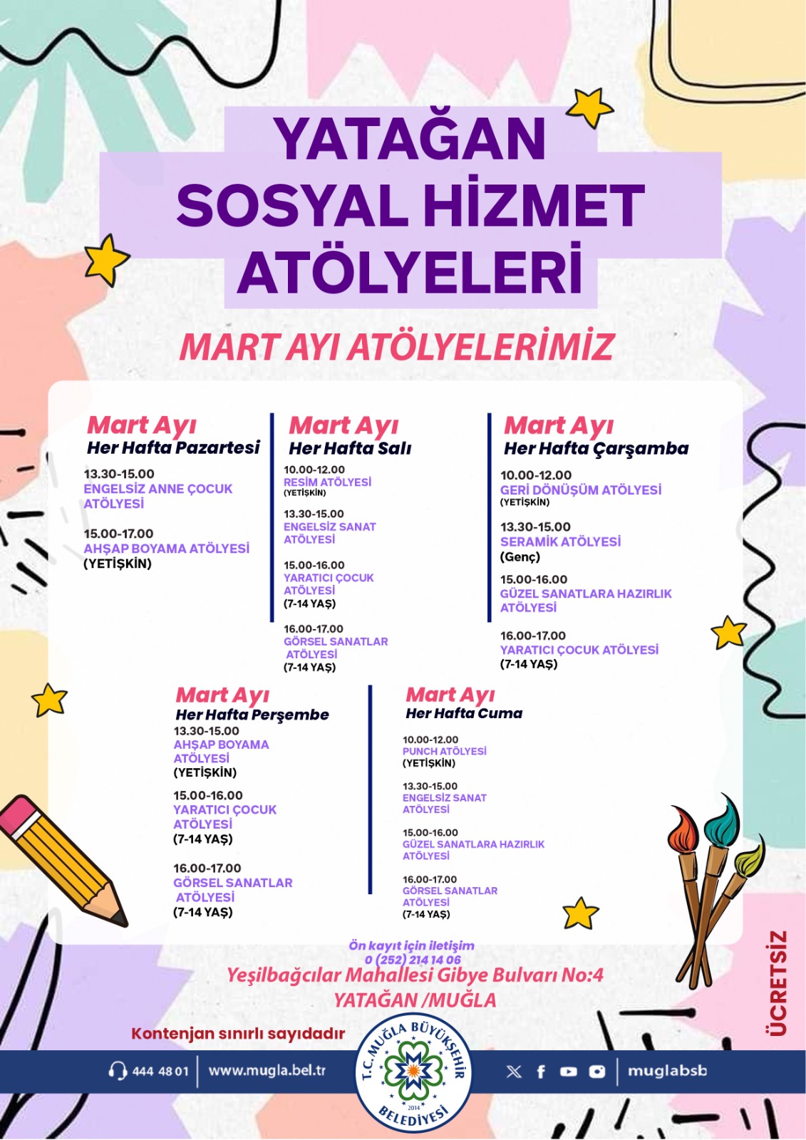 Yatağan Sosyal Hizmet Atölyeleri