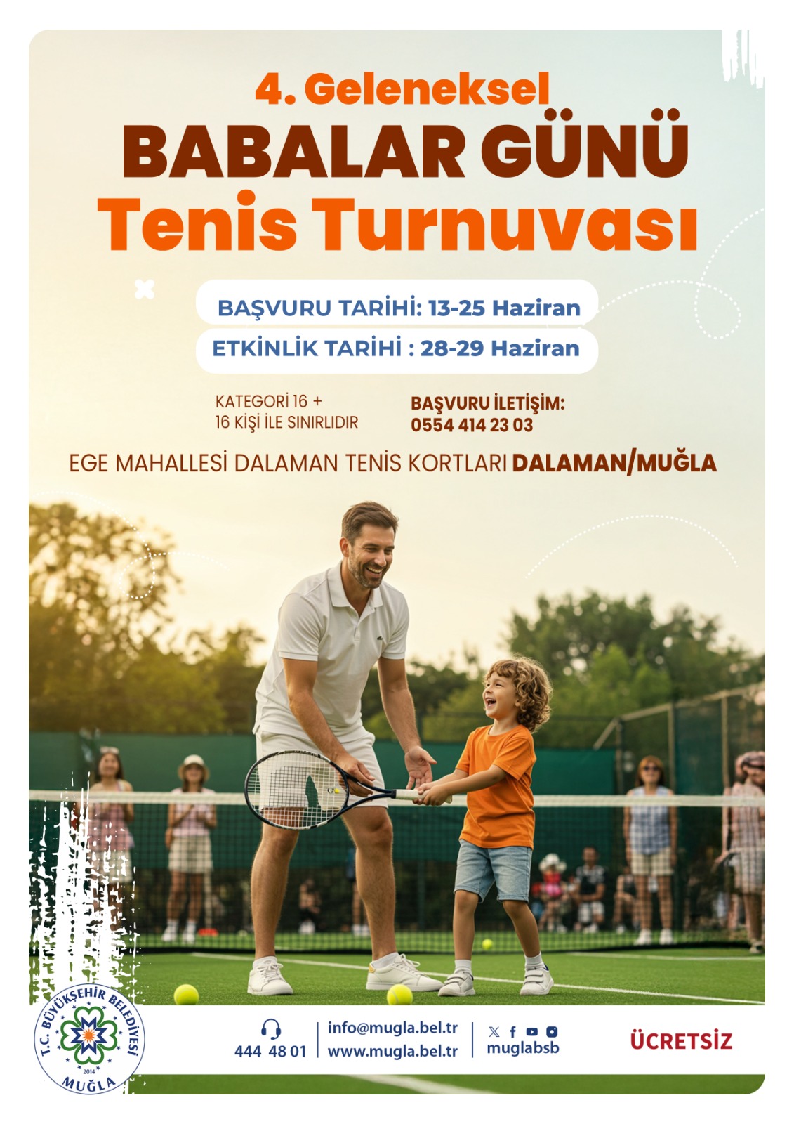 4. Geleneksel Babalar Günü Tenis Turnuvası 