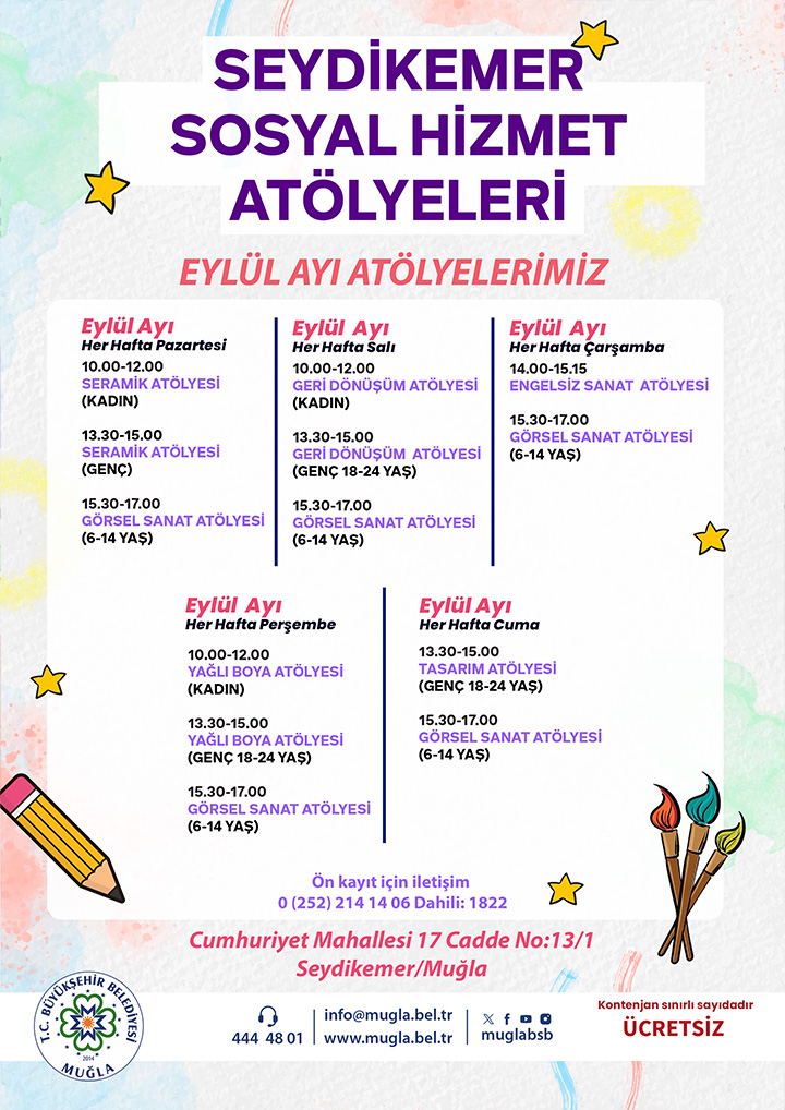 Seydikemer Sosyal Hizmet Atölyeleri
