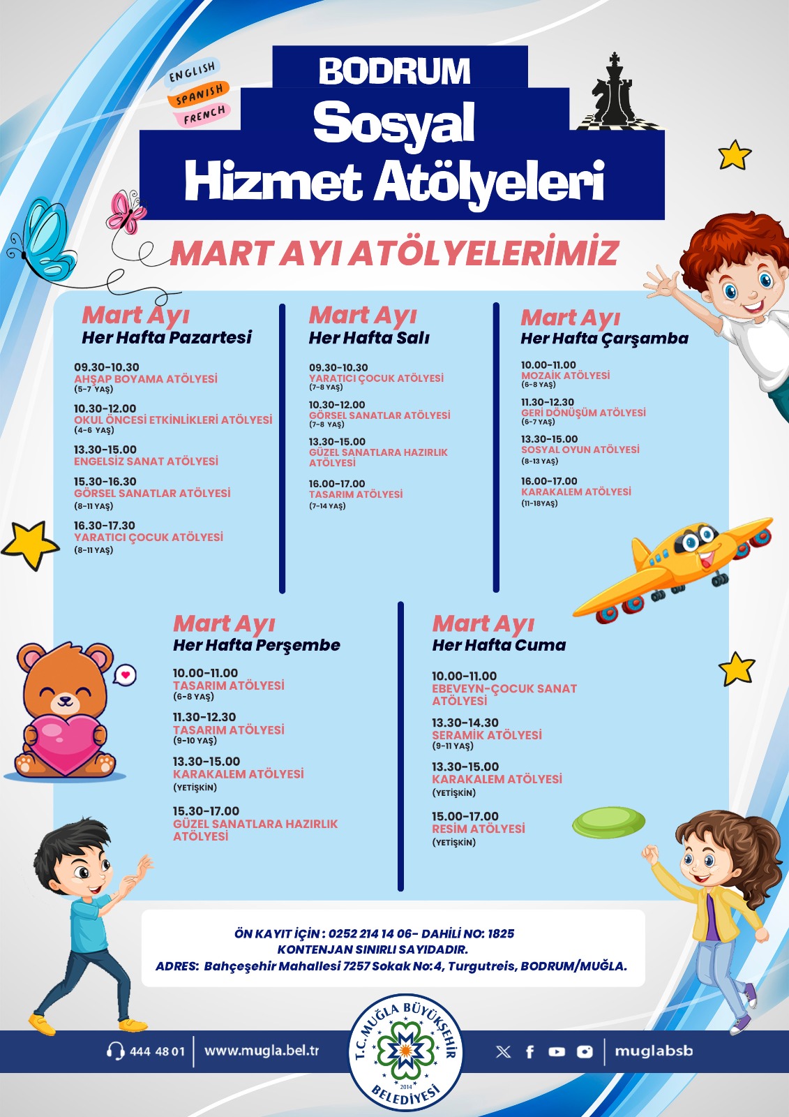 Bodrum Sosyal Hizmet Atölyeleri