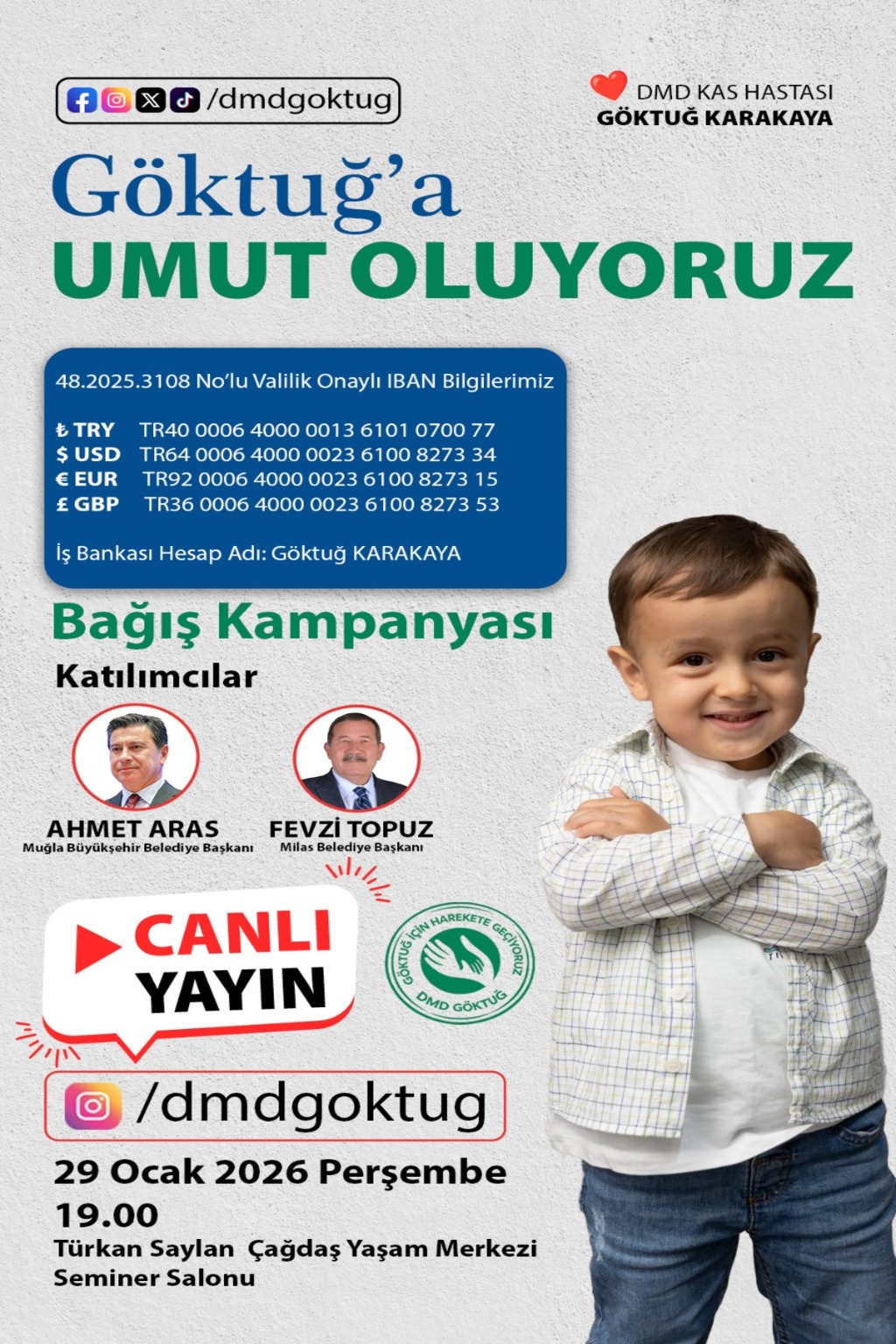 Göktuğ'a Umut Oluyoruz
