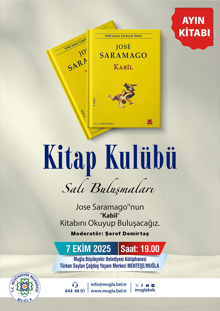 Kitap Kulübü Salı Buluşmaları (Jose Saramago Kabil)