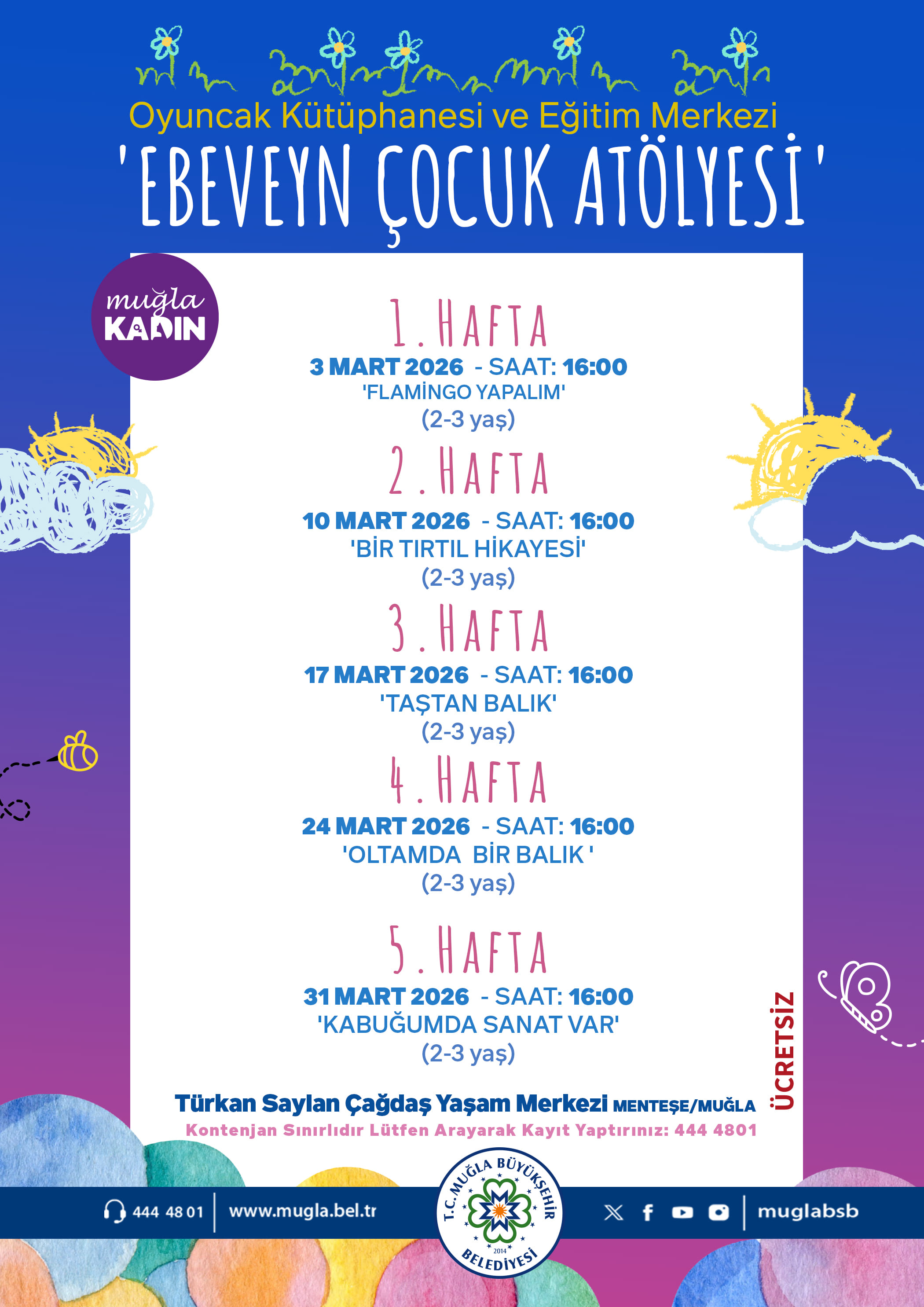 Ebeveyn Çocuk Atölyesi 2-3 Yaş