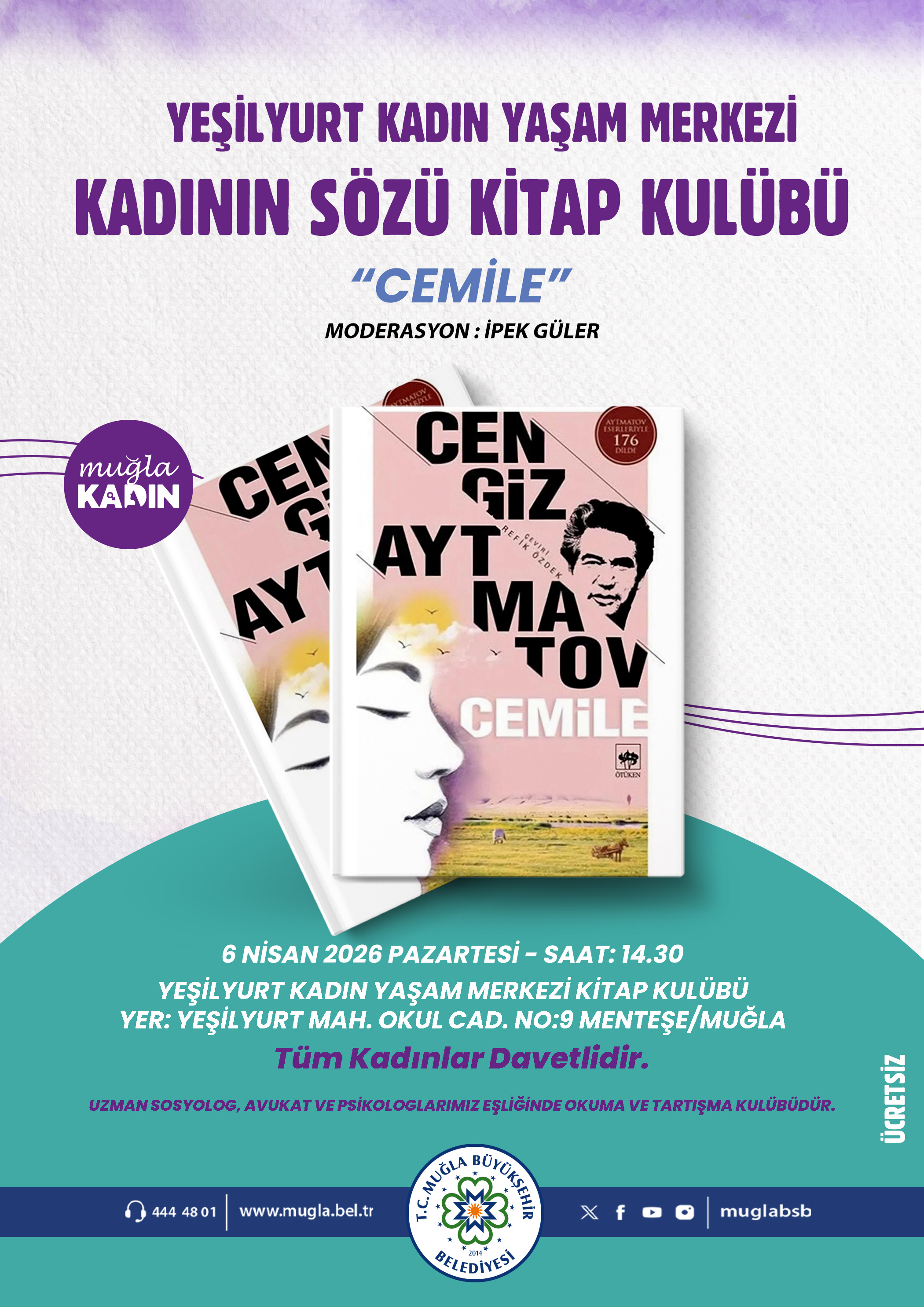 Yeşilyurt Kadın Yaşam Merkezi Kadının Sözü Kitap Kulübü 