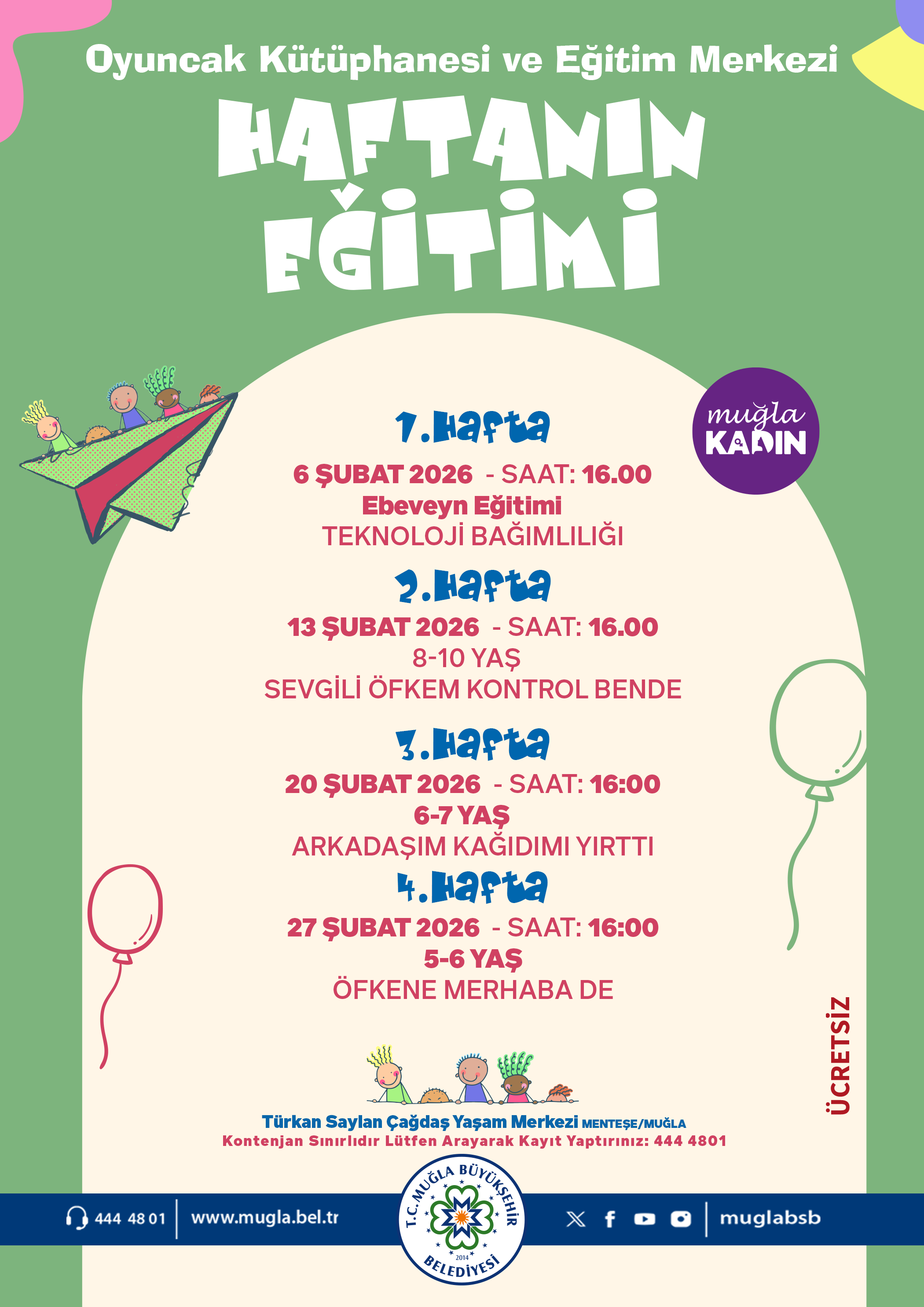 Oyuncak Kütüphanesi Haftanın Eğitimi 