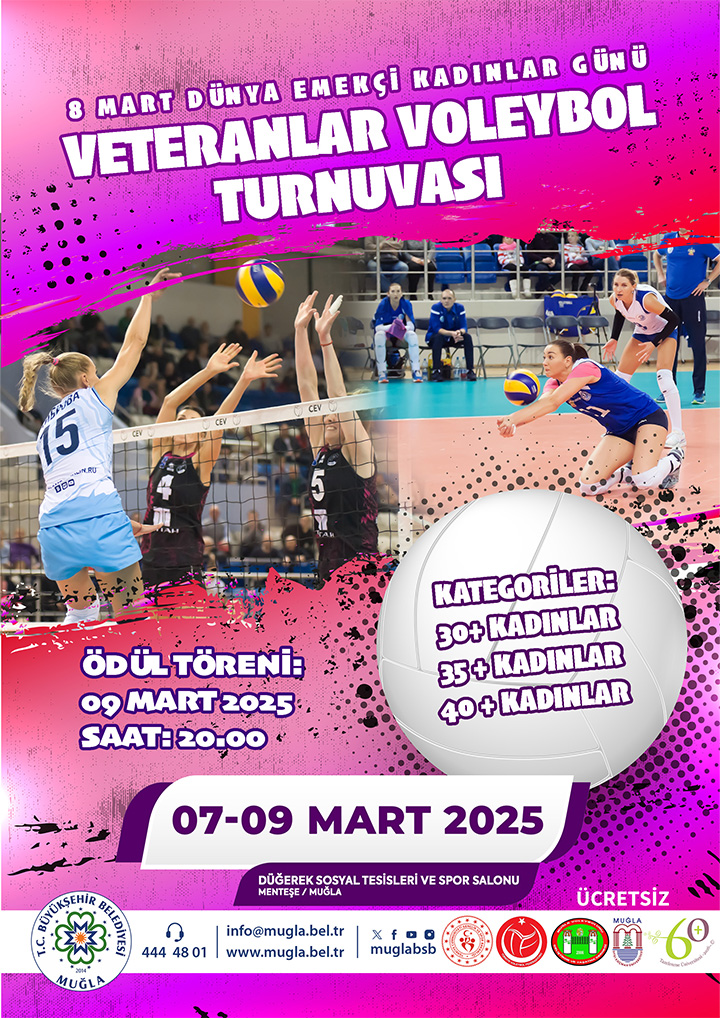 8 Mart Dünya Emekçi Kadınlar Günü Veteranlar Voleybol Turnuvası 