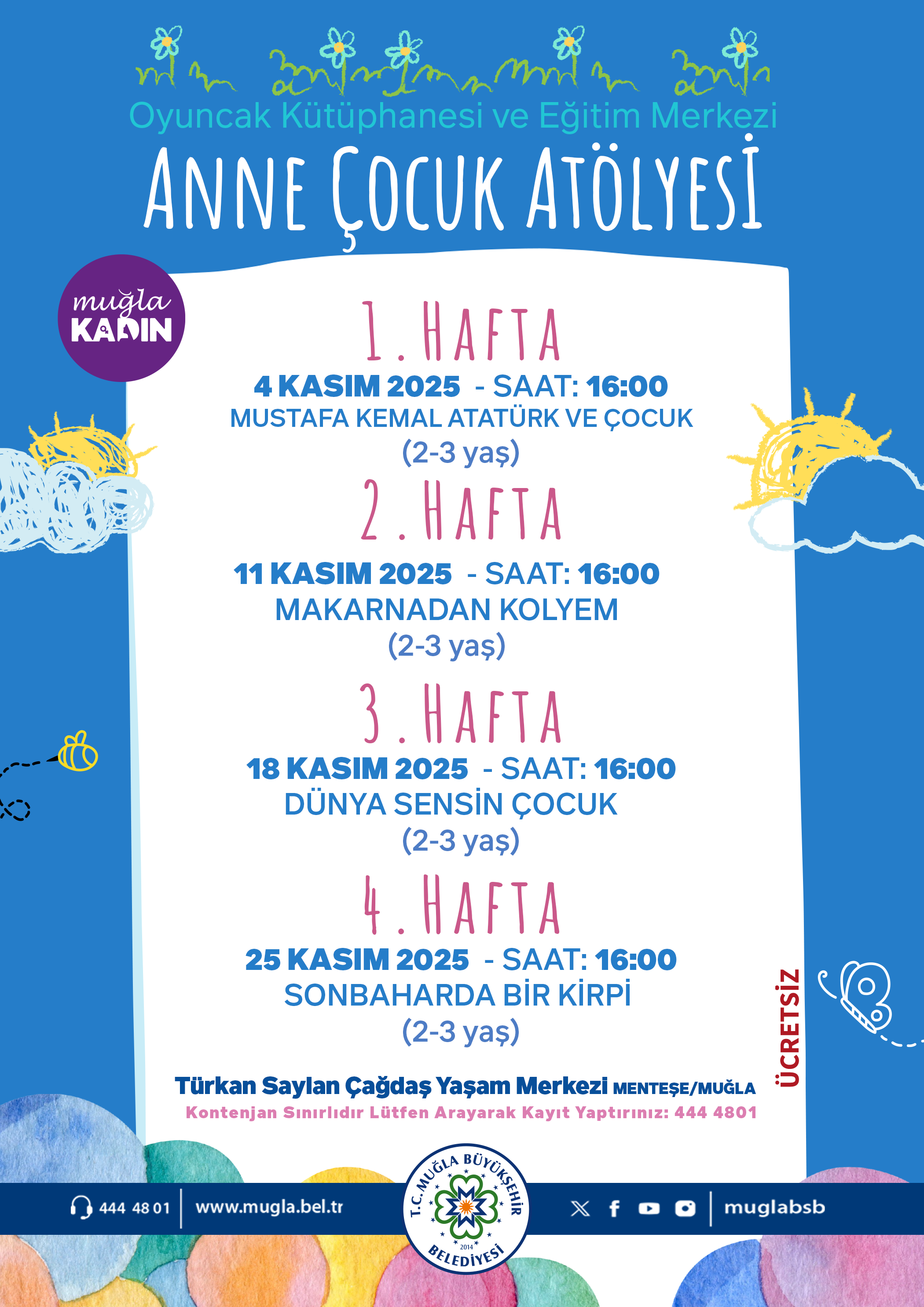 Anne-Çocuk Atölyesi 2-3 Yaş