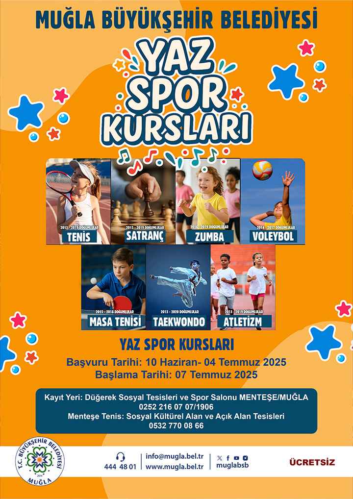 Yaz Spor Kursları Genel