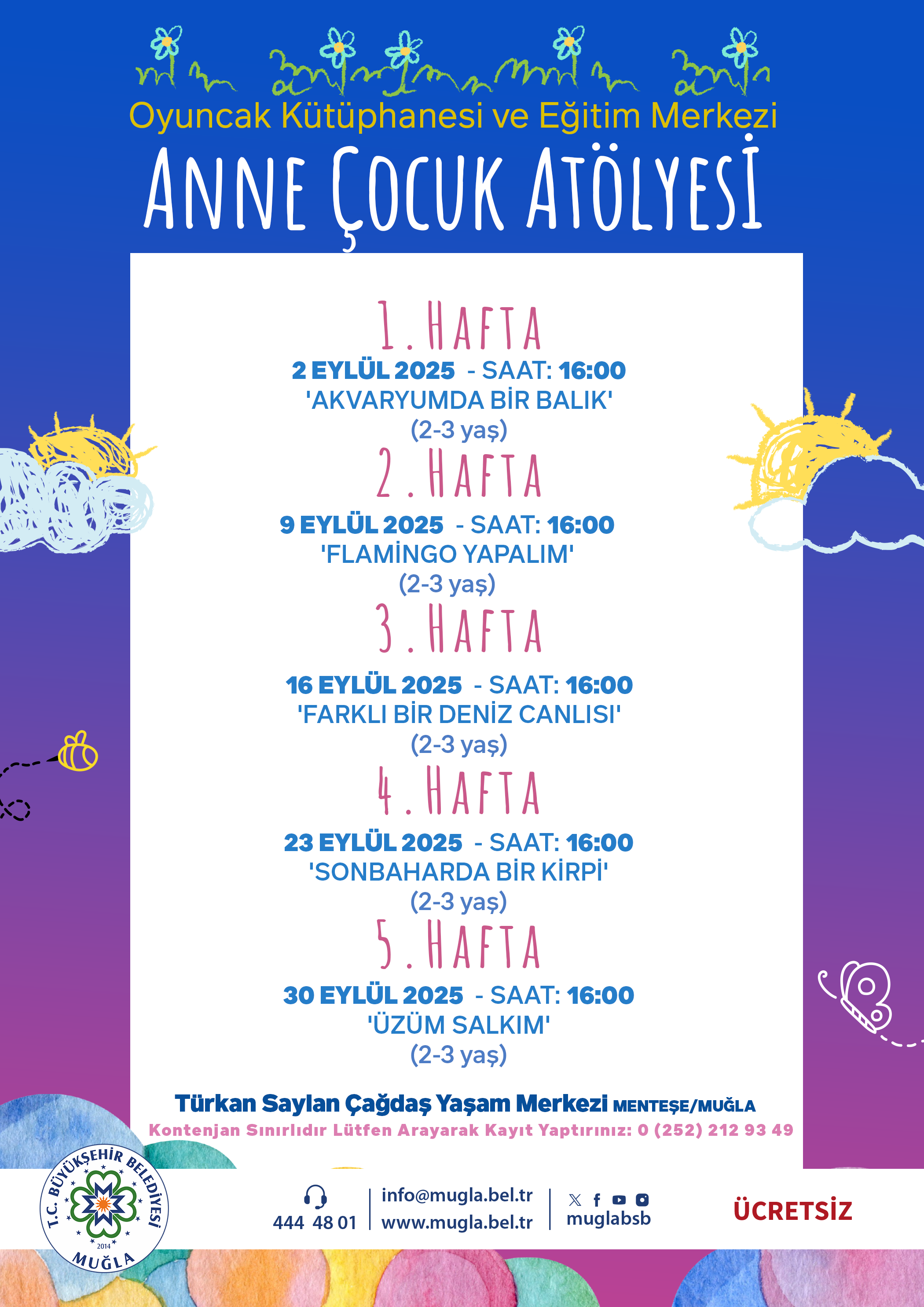 Anne Çocuk Atölyesi 2-3 Yaş 