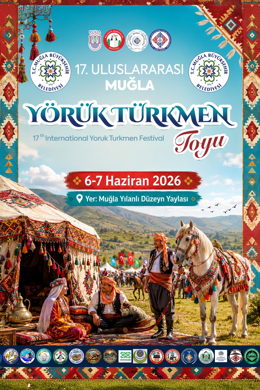 17.Uluslararası Muğla Yörük Türkmen Toyu