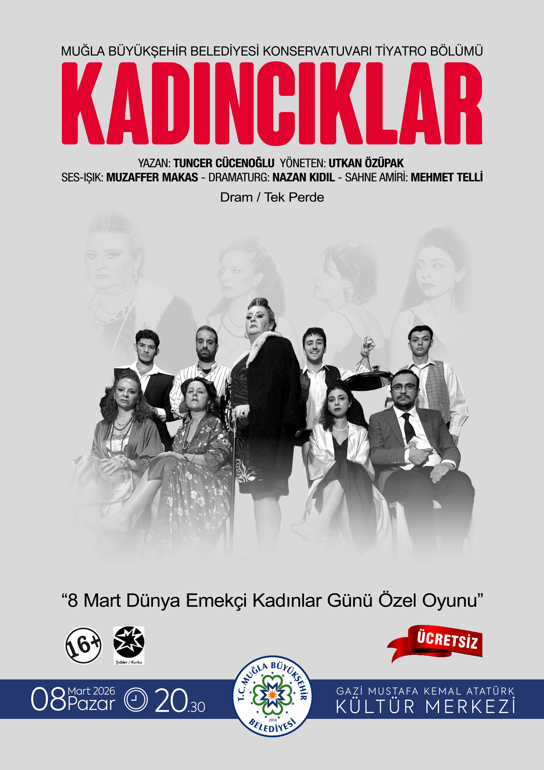 8 Mart Dünya Emekçi Kadınlar Günü Özel Oyunu 'Kadıncıklar'