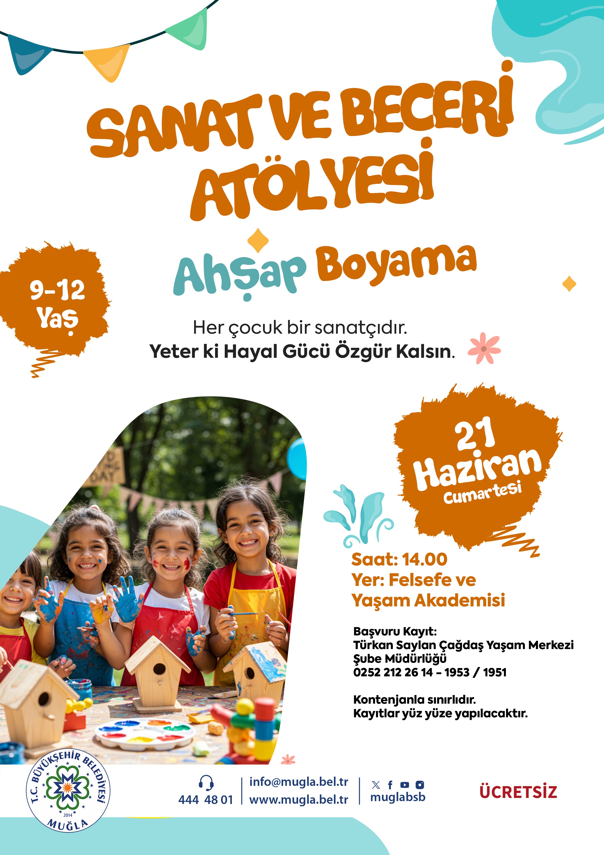 Sanat ve Beceri Atölyesi Ahşap Boyama