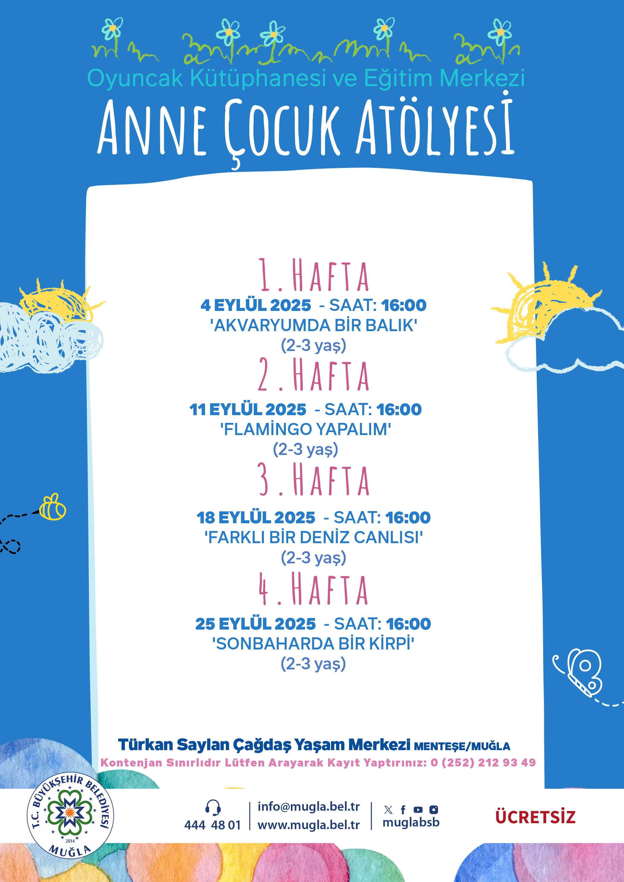 Anne Çocuk Atölyesi 2-3 Yaş