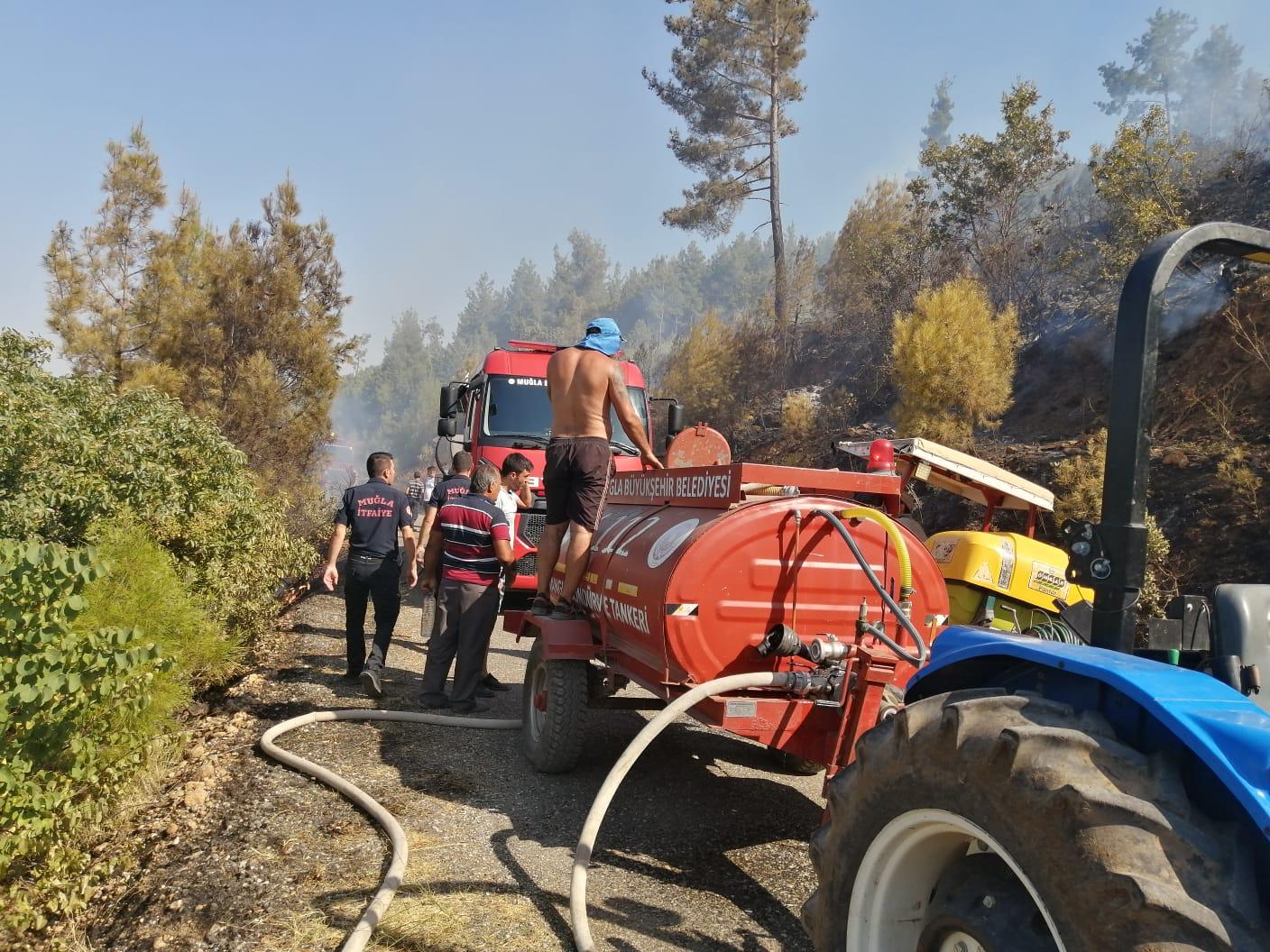 Büyükşehir’e Ait Yangın Tankerleri Görevde