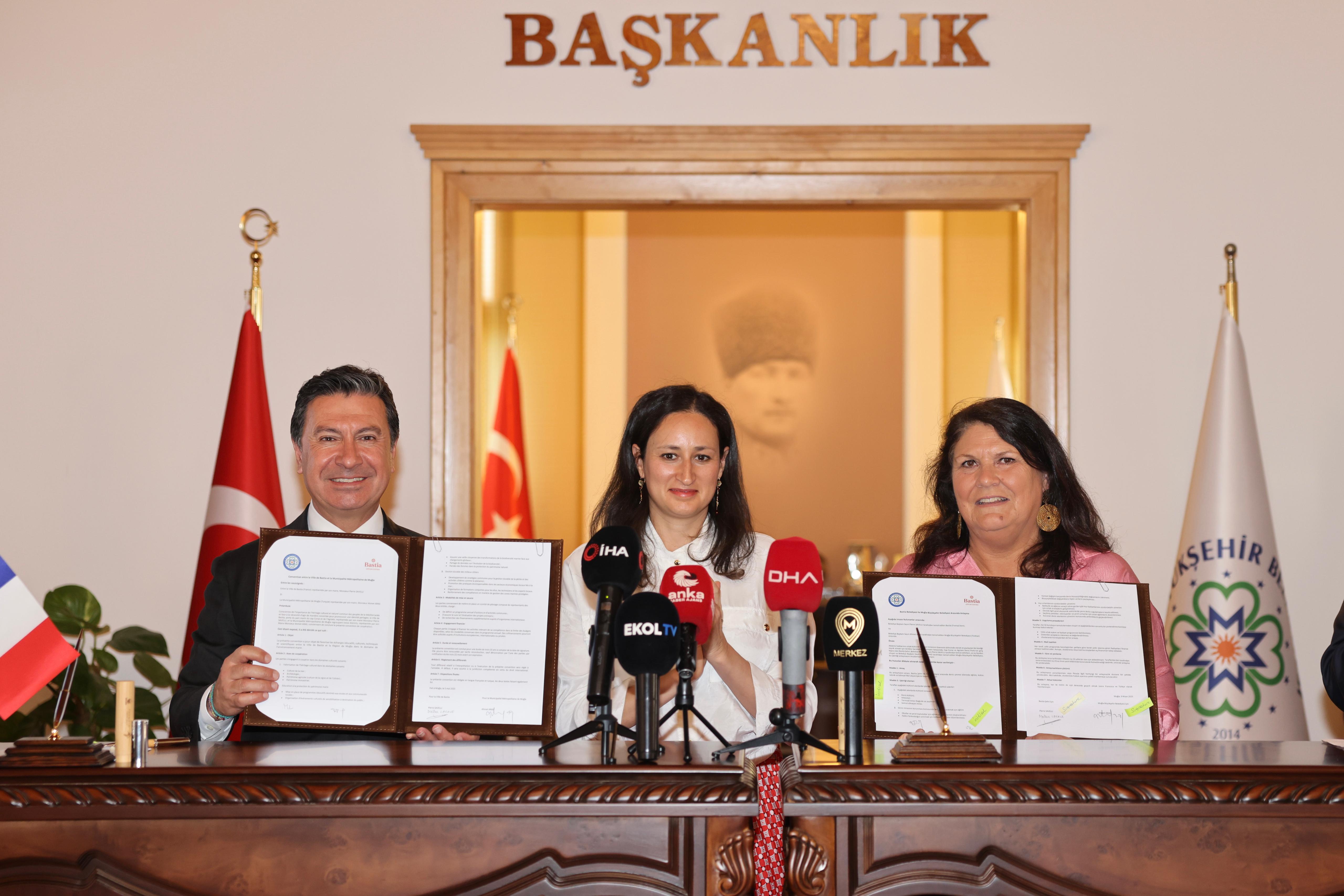 Muğla ve Bastia Arasında Kültür Anlaşması İmzalandı