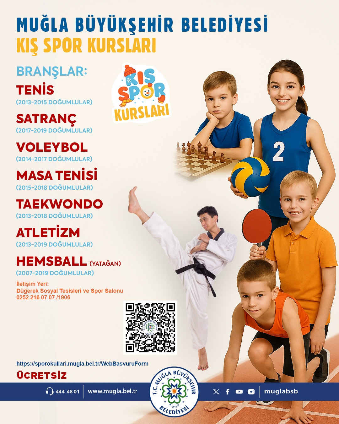 Büyükşehir’den Sağlıklı Nesiller İçin Her Mevsim Spor 
