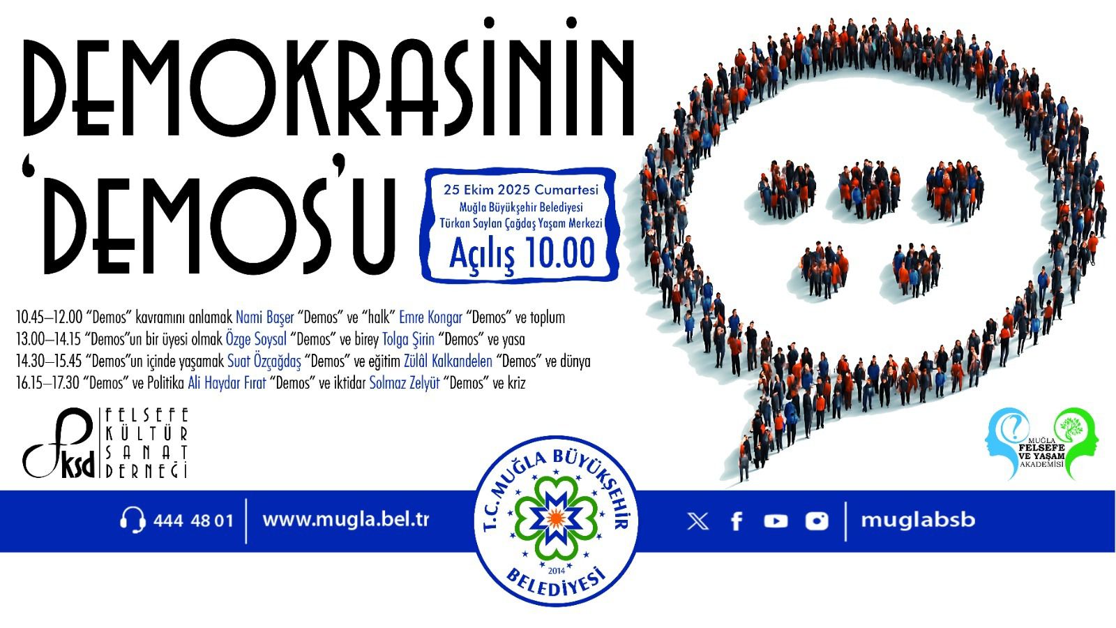 Demos’un Sesi Muğla’da Yankılanacak