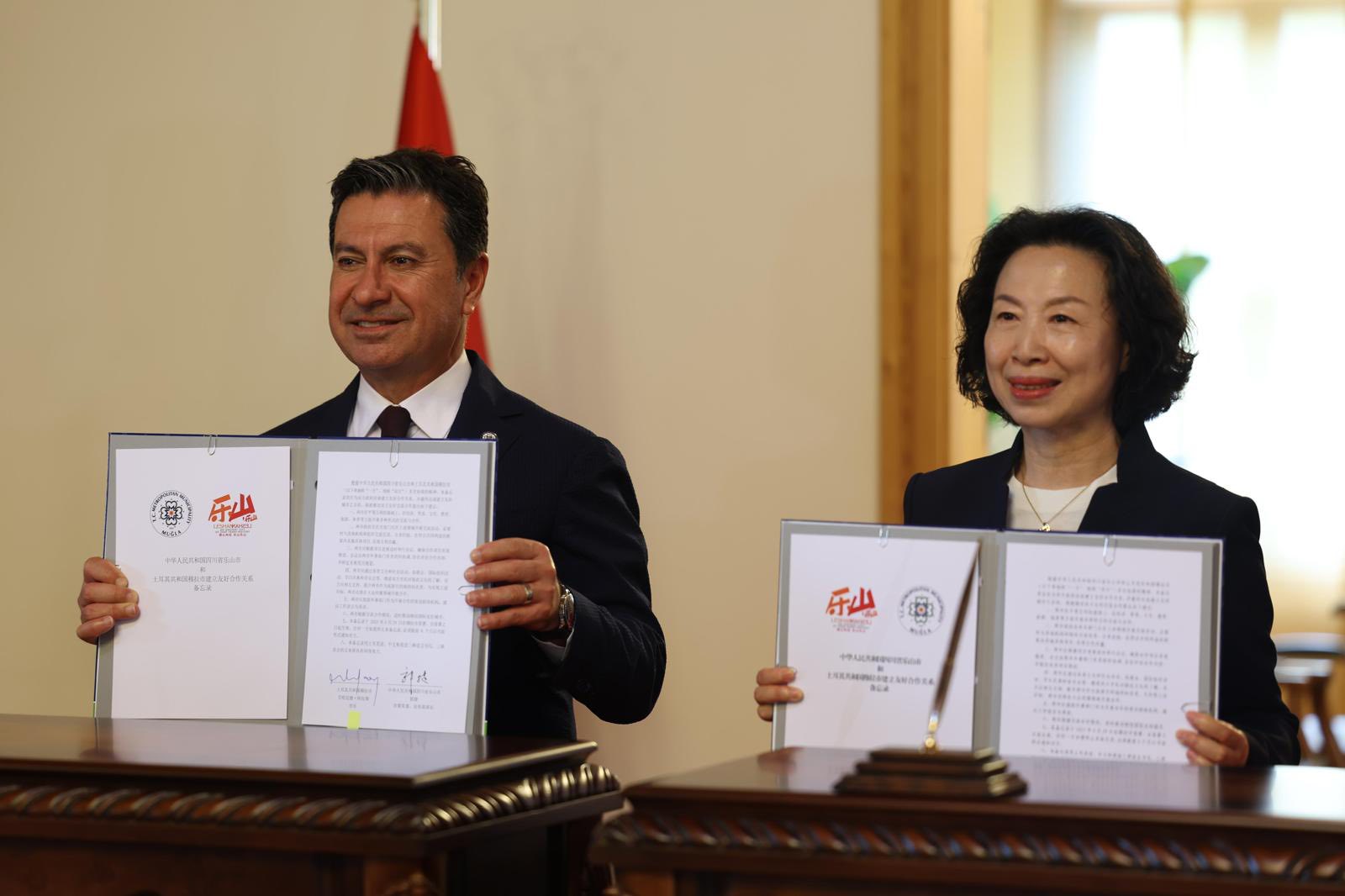 Muğla ile Leshan Arasında Kardeşlik Köprüsü Kuruluyor