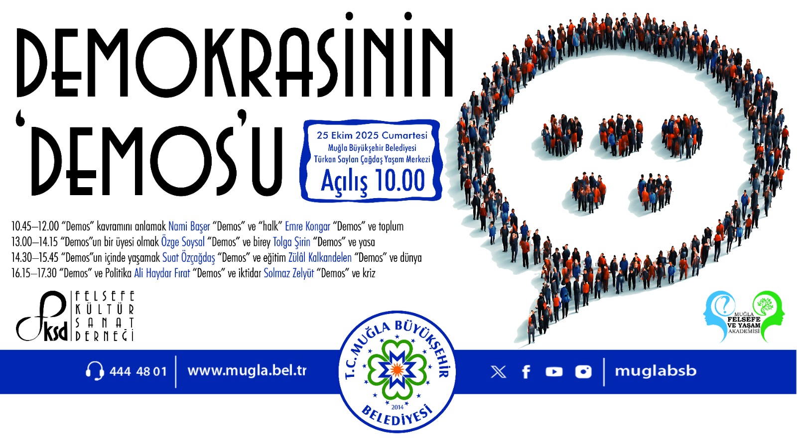 Muğla’da Demokrasiye Felsefi Dokunuş