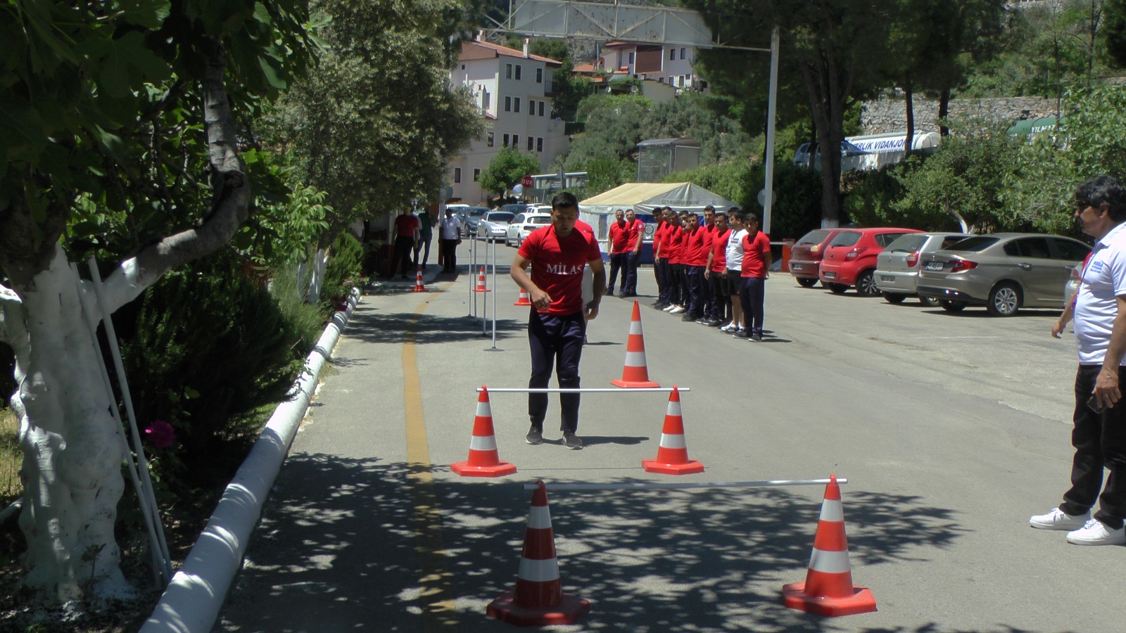 İtfaiyecilere Kondisyon İçin Spor Parkuru Testi