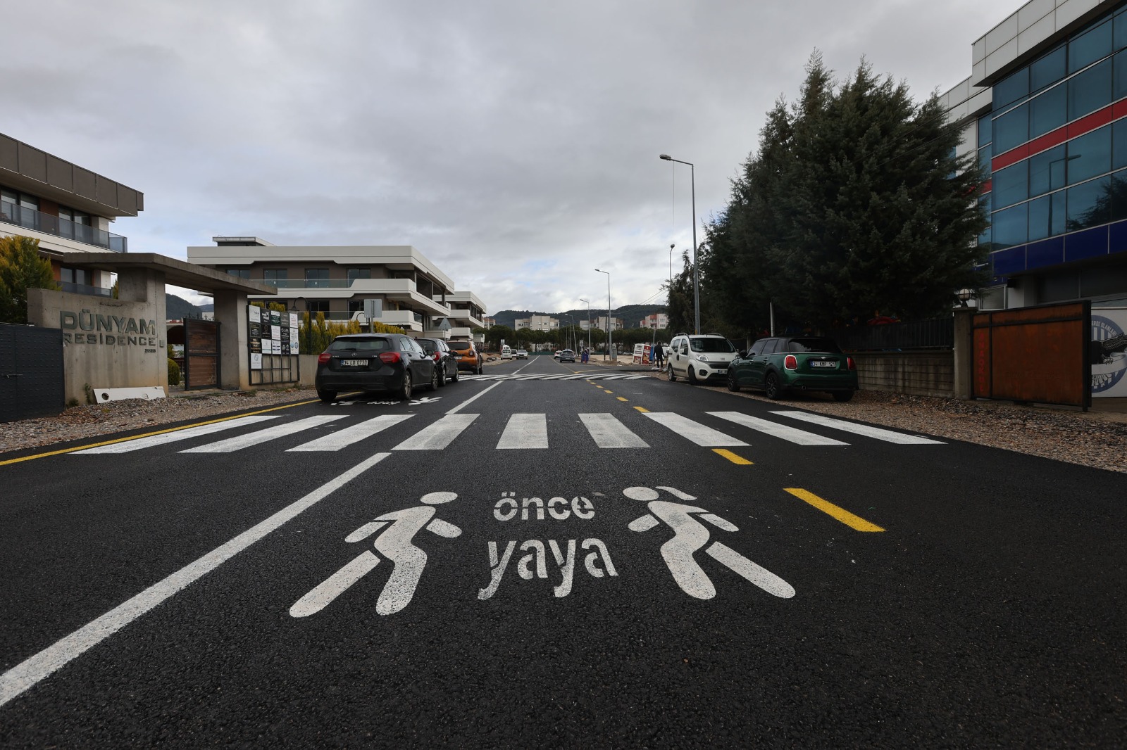 Büyükşehir Kolejler Bölgesi’nde Yol Yapım Çalışmalarını Tamamladı