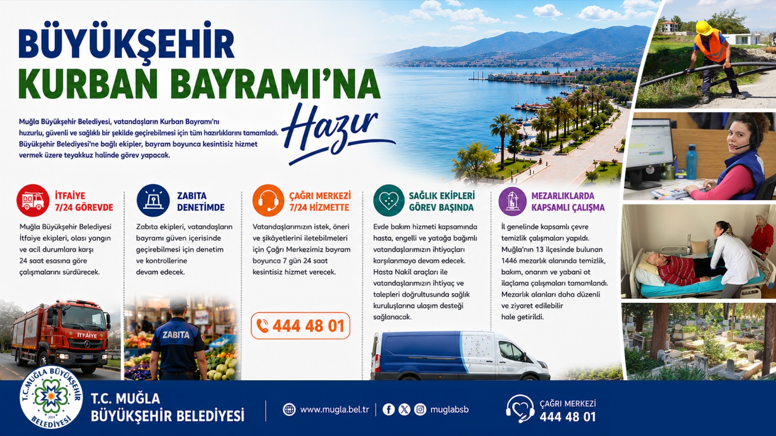 Büyükşehir Kurban Bayramı’na Hazır