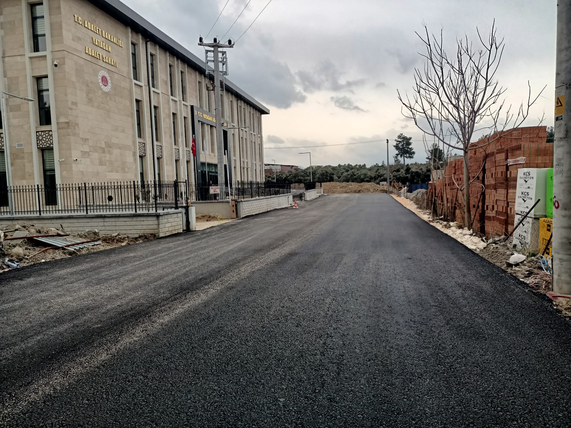 Büyükşehir’den Yatağan Yeni Adalet Sarayı Yoluna 2,8 Milyon TL’lik Yatırım 